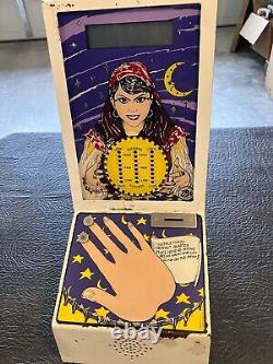 Rare Vintage Gina The Gypsy Tells All Arcade Coin Op Fortune Machine