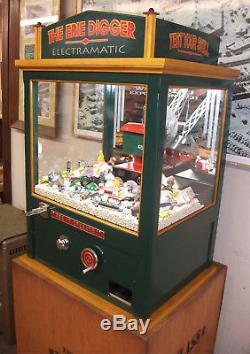 Real Crane Digger Coin-op Machine For Home Game Room, Collection Or Business