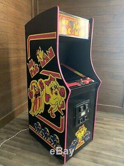 Restored Black Ms. PacMan Arcade Machine, Upgraded To Play 412 Games
