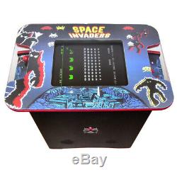 Retro Arcade Cocktail Table Machine 60 Arcade Games Space Invader Theme