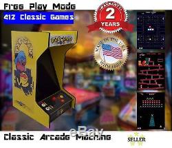 Retro Pac-Man Upright Bar/Tabletop Arcade Machine With 412 Classic Games