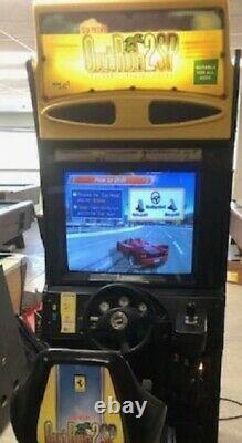 SEGA OUTRUN 2 Sit-Down Arcade Machine Game Extra courses! Great condition