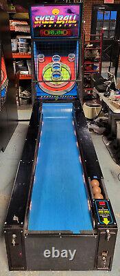 SKEEBALL LIGHTNING Alley Roller Arcade Machine with 8' Lane WORKING GREAT! (#2)