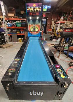 SKEEBALL LIGHTNING Full Size Alley Roller Arcade Game Machine WORKING
