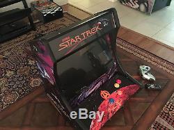 STAR TREK arcade MULTI GAME BARTOP mini cabinet machine SEGA 1983-SPINNER CUSTOM