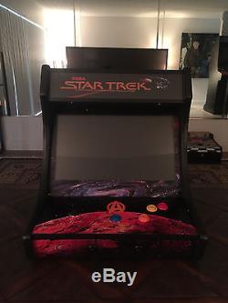 STAR TREK arcade MULTI GAME BARTOP mini cabinet machine SEGA 1983-SPINNER CUSTOM