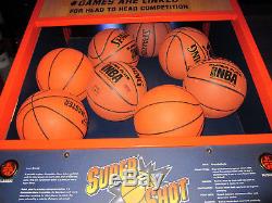 SUPER SHOT ARCADE BASKETBALL MACHINE by SKEEBALL (Excellent condition)