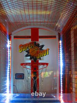 SUPER SHOT BASKETBALL ARCADE MACHINE by SKEEBALL (Excellent Condition) RARE
