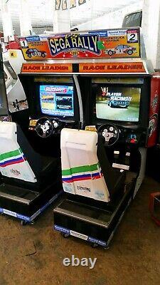 Sega Rally Sit Down Video Arcade Game