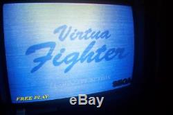 Sega VIRTUA FIGHTER FIGHTING Video Arcade Game Machine Working