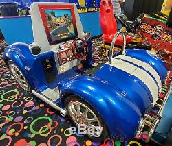 Shelby Cobra Interactive Arcade Video Game Simulator Kiddie Ride Machine WORKING