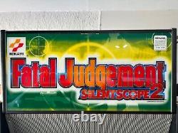 Silent Scope 2 Fatal Judgement coin operated Arcade machine