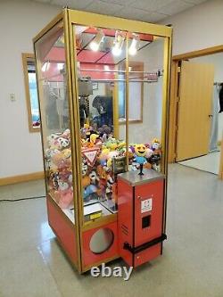 Smart Industries Classic Crane Claw machine loaded with prizes