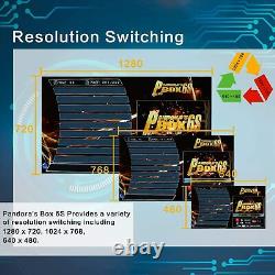 Spmywin 2400 HD Retro Arcade Game Console Pandoras Box 6S Arcade Machine Newest