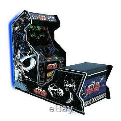 Star Wars Arcade1UP Home Gaming Cabinet Machine With Matching Riser Bench Seat