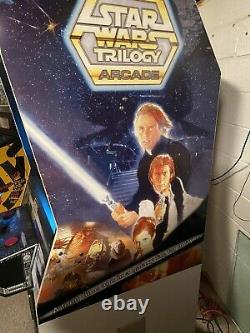 Star Wars Trilogy Arcade game Machine Stand Up SEGA Vintage