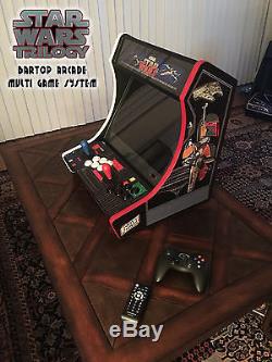 Star Wars Trilogy CUSTOM Mini bartop ARCADE GAME machine CABINET MAME ATARI NES