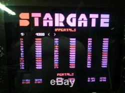 Stargate Arcade Video Game Machine with LCD Monitor, lots of new parts, sharp