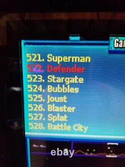Stargate Defender Arcade Machine Plays 750 Games- Defender, Joust, Stargate, SF