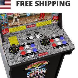 Street Fighter 2 Arcade Machine Retro Original Artwork Cabinet 3 Games LCD New