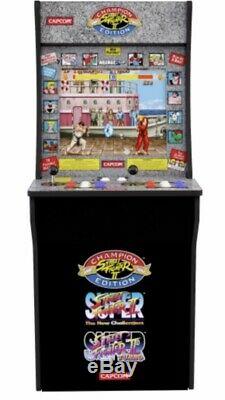 Street Fighter II 2 Player Joy Stick 4 Foot Arcade Machine Electronic Games