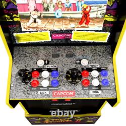 Street Fighter II Legacy Edition Full Size Arcade Machine with Riser