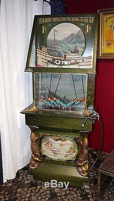 Submarine Lung Tester 1910 Mills Novelty Co. Replica 1c Coin Op. Machine