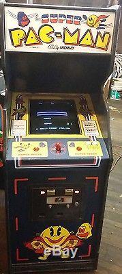 Super Pac-Man Bally Upright Arcade Machine Video Game Working Midway non jamma