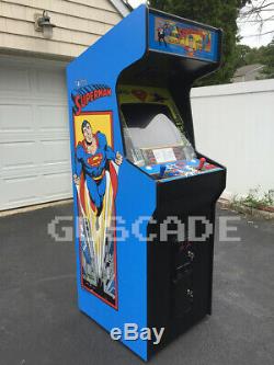 Superman Arcade Machine NEW Full Size Plays many Classics Super Man Guscade