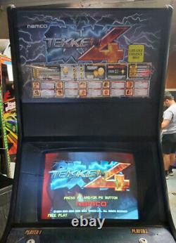 TEKKEN 4 Full Size 2 Player Fighting Arcade Video Game Machine! WORKING
