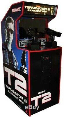 TERMINATOR 2 JUDGMENT DAY ARCADE MACHINE by MIDWAY 1991 (Excellent Condition)
