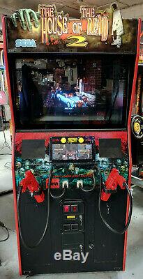 THE HOUSE OF THE DEAD 2 Shooting Arcade Video Game Machine! Shoot the Walkers