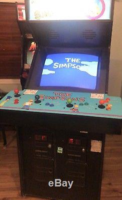 THE SIMPSONS 4 Player Arcade Game Machine Refurbished