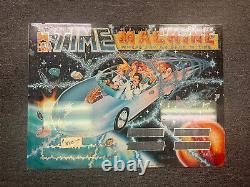 TIME MACHINE Pinball BACKGLASS by DATA EAST 1988