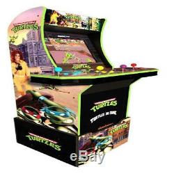 Teenage Mutant Ninja Turtles Arcade1Up Retro Gaming Machine with Riser Ship Ready