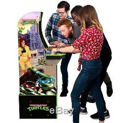 Teenage Mutant Ninja Turtles Retro Arcade Machine Arcade1UP Video Game Riser
