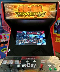 Tekken 5 Full Size Fighting Arcade Video Game Machine with 24 LCD Monitor