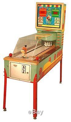 Ten Strike Manikin Bowler Arcade Machine in original crate