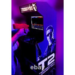 Terminator 2 Arcade1UP Gaming Cabinet Machine Matching Riser & Light Up Marquee
