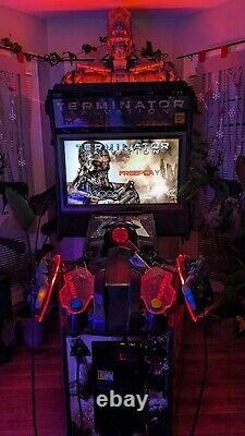 Terminator Salvation deluxe arcade machine 42 Rebuild PC DBV. Raw Thrils