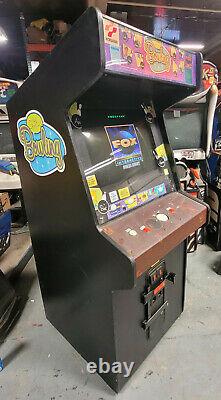 The SIMPSONS BOWLING Arcade Video Game Machine WORKS GREAT