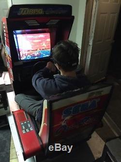 Turbo Outrun Motion Arcade Machine Fully Working Original Game