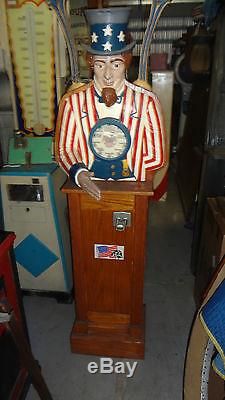 Uncle Sam Personality Tester Arcade Machine Ship Available