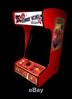 Vertical Tabletop/ Bartop Donkey Kong Arcade Machine with 412 Classic Games New