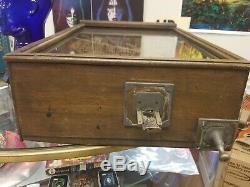 Vintage 1931 Penny Arcade Banner Marble Baggate Game Antique Pinball Machine