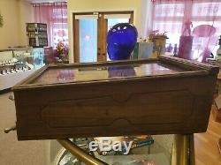 Vintage 1931 Penny Arcade Banner Marble Baggate Game Antique Pinball Machine