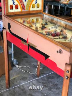 Vintage 1938 Odd Ball Upright Pinball Arcade Machine -Daval Mfg. Co. Chicago