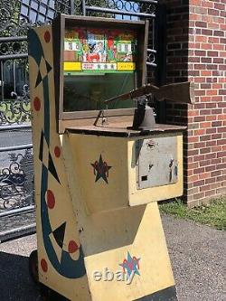 Vintage 1950s Rifle Champ coin operated 10 cent arcade Midway machine Game