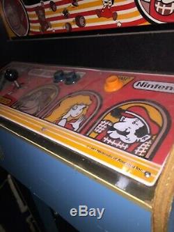 Vintage 1981 Nintendo Original Donkey Kong Arcade Game Machine Working Gaming