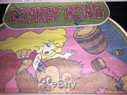 Vintage 1981 Nintendo Original Donkey Kong Arcade Game Machine Working Gaming